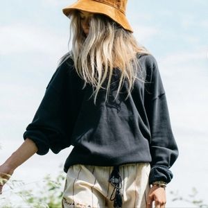 Jackson Rowe Raw Edge Hem Sweatshirt